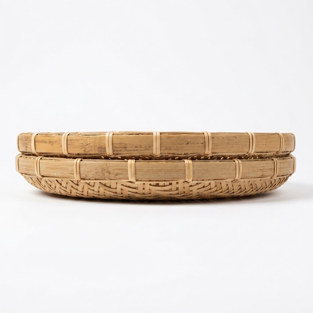 Round Bamboo Tray Set (3)