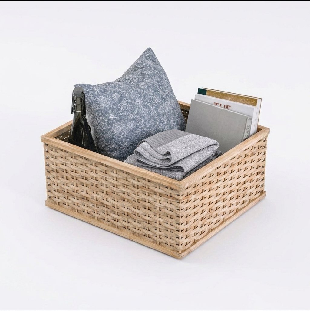 Bamboo Storage Basket Set (3)